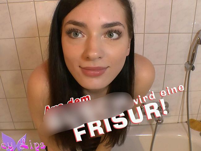 HoneyXLips Porno Video: Aus dem Busch wird eine Frisur